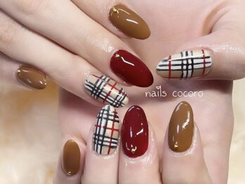 ネイルズ ココロ(nails cocoro)の写真/シンプル・ニュアンスなどセンス光るデザイン多数!!オトナ女性を魅了する定額メニュー￥7000～ご用意♪