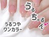 【オフ込み】ちゅるんネイル！うるツヤ水光ワンカラー