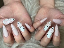 グランスネイル(glance nail)/長さだし持ち込みネイル