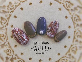 ネイルサロン クイル(QUILL)/１２月★ツイード（１）