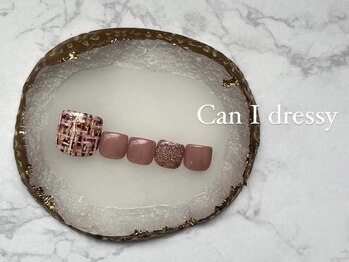 キャンアイドレッシー 府中/ツイード　ピンク