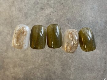 グラッドネイル 銀座店(GLAD nail)/ぷっくりニュアンスネイル