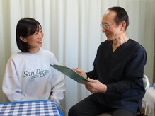 中央治療院の雰囲気(丁寧なカウンセリングを心がけています)