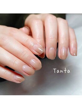 タンタ(Tanta)の写真/シンプルだからこそ技術力の光る洗練された指先に★普段ネイルが出来ない方も期間限定のフットネイルを◎