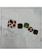 ナシェル(N'chell)/アニマル柄nail