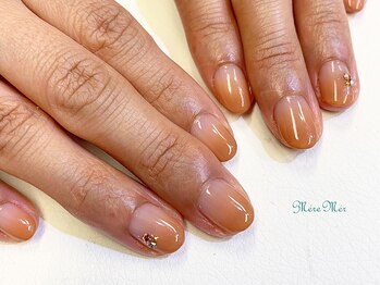 メールメール 和光市本店(MereMer)/キャメルグラデーションネイル