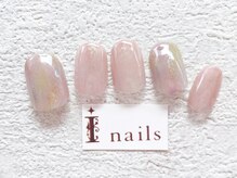 アイネイルズ 梅田店(I nails)/ピンクニュアンスオフィス￥7700