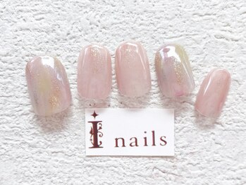 アイネイルズ 梅田店(I nails)/ピンクニュアンスオフィス¥7700