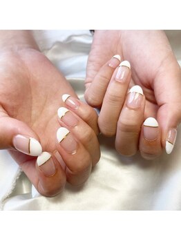 アイリッシュネイル 久屋大通店(Irish Nail)/真っ直ぐフレンチ