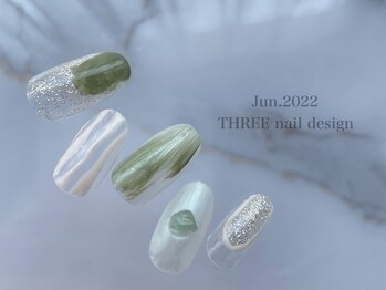 スリー(THREE)/June.2022/nail design