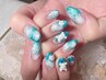 【HAND/長さだしOK】つけ放題メディアム10,500円画像は長さ・フィル無し目安