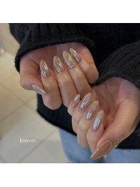 beige×オーロラパウダー♪