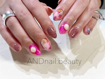 アンドネイル ビューティー(AND nail,beauty)/春ネイル/ニュアンス/藤沢