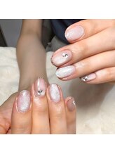 ホワイトネイル 難波店(WHITE NAIL)/細フレンチネイル/上品ネイル