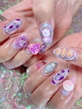 チャーレム ネイル(charlem nail)/引田　手描きイメージネイル☆