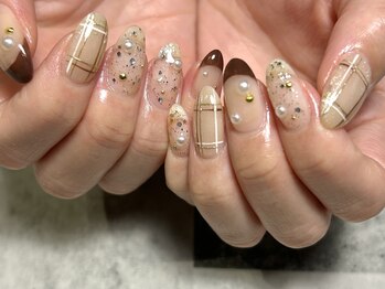 チェックネイル