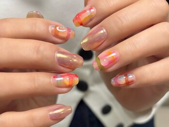 ネイルサロンアンドスクール ミュー(Nail Salon & school mieux)/インクチェックネイル