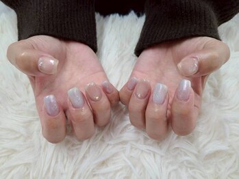 はあとねいる いわき市店の写真/【300種類以上のデザイン】大人気ニュアンスネイル～繊細アートデザイン迄、豊富なサンプル！