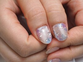 【まどか】紫陽花ネイル