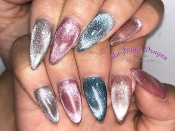 アン ジョーヌドラゴ/【自爪ネイル】ギャラクシー