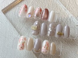 春と言えば桜ネイル！