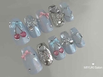 ミユキ 表参道店(MIYUKI)の写真/定額~やり放題まで豊富なメニューをご用意★シンプルアート~ニュアンス等トレンドに合わせたデザイン多数☆