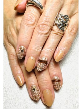 チヒロネイル/ツイードネイル