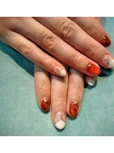 エンジェル 葛飾(ANGEL)/琥珀ネイル&フレンチミックス