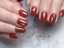 グレース ネイルズ(GRACE nails)/ボルドー