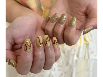 ロクサンサン(633)/ゴールド×うねうね