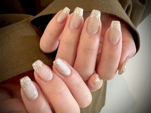 ヌル ネイル 堀江(NURU NAIL HORIE)/ちゅるん水光マグネット×ラメ☆