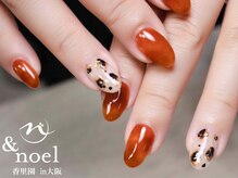 ノエル(Noel)/冬の牛柄ネイル