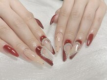 キラキラで可愛いトレンド韓国ネイル/ワンホンネイルが得意★