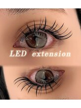 エヌプラスアイラッシュサロン(n plus eyelash salon)/LEDエクステ160本です.