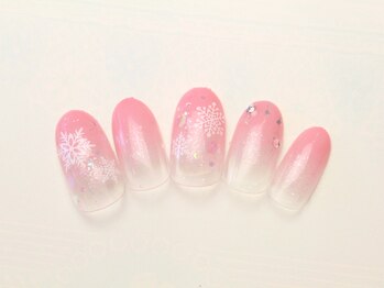 アトリエ ジョワ(Atelier Joie)/☆雪の結晶ネイル☆