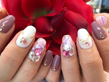 立体ストーンネイル♪