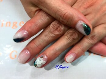 ジー フィンガー 千葉店(G)/モノトーンネイル