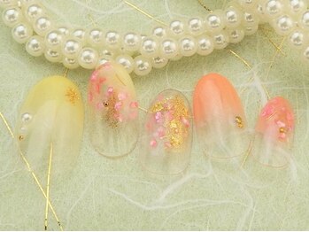 ネイルズガッシュ 大森駅前店(NAILs GUSH)/*フェミニンシェル*