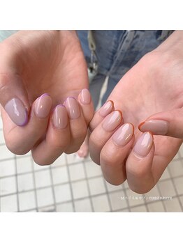 Mネイルアンドカフェ シェレステ/シンプルネイル♪