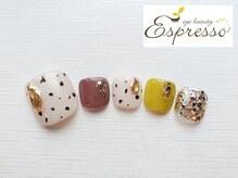 エスプレッソ アイビューティーアンドネイル 新百合ヶ丘店(Espresso)/フットネイル　ニュアンスネイル