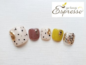 エスプレッソ アイビューティーアンドネイル 新百合ヶ丘店(Espresso)/フットネイル　ニュアンスネイル