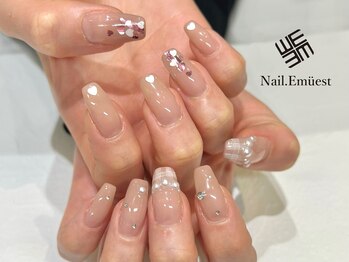 ネイル エミュスト(Nail Emuest)/フレンチネイル/ホロネイル