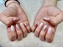 はあとねいる 宇都宮御幸ヶ原店/フラワー雫ネイル