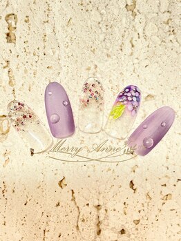 あじさいネイル