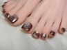 フットネイル◆ワンカラーorマグネットワンカラー(当店オフ/ケア無料) ¥4980