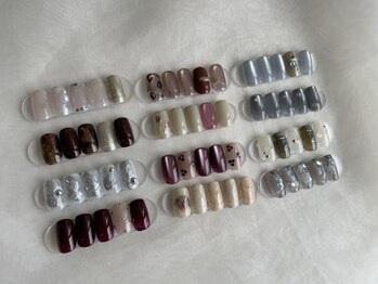 ラオン(laon)の写真/【定額メニューであなたらしさを♪】今話題のトレンドデザイン多数!ニュアンスネイルで手元から美しく★