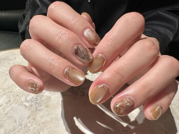 ヒノネ 武蔵新城(Hinone)/冬の大人ニュアンスネイル