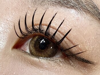 Lyspois【LEDマツエク/まつげパーマ/毛穴洗浄/ピーリング】の写真/《八尾》圧倒的モチ&低刺激◎【LEDフラットラッシュ120本¥6000~】