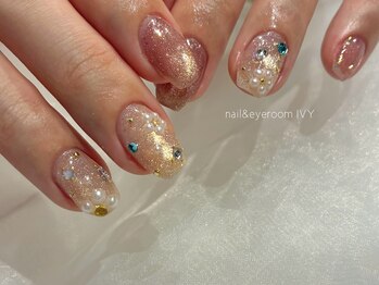 enoi/お花/ビジュー/マグネット