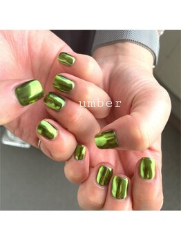 アンバー 三軒茶屋(umber)/ミラーネイル/三軒茶屋
